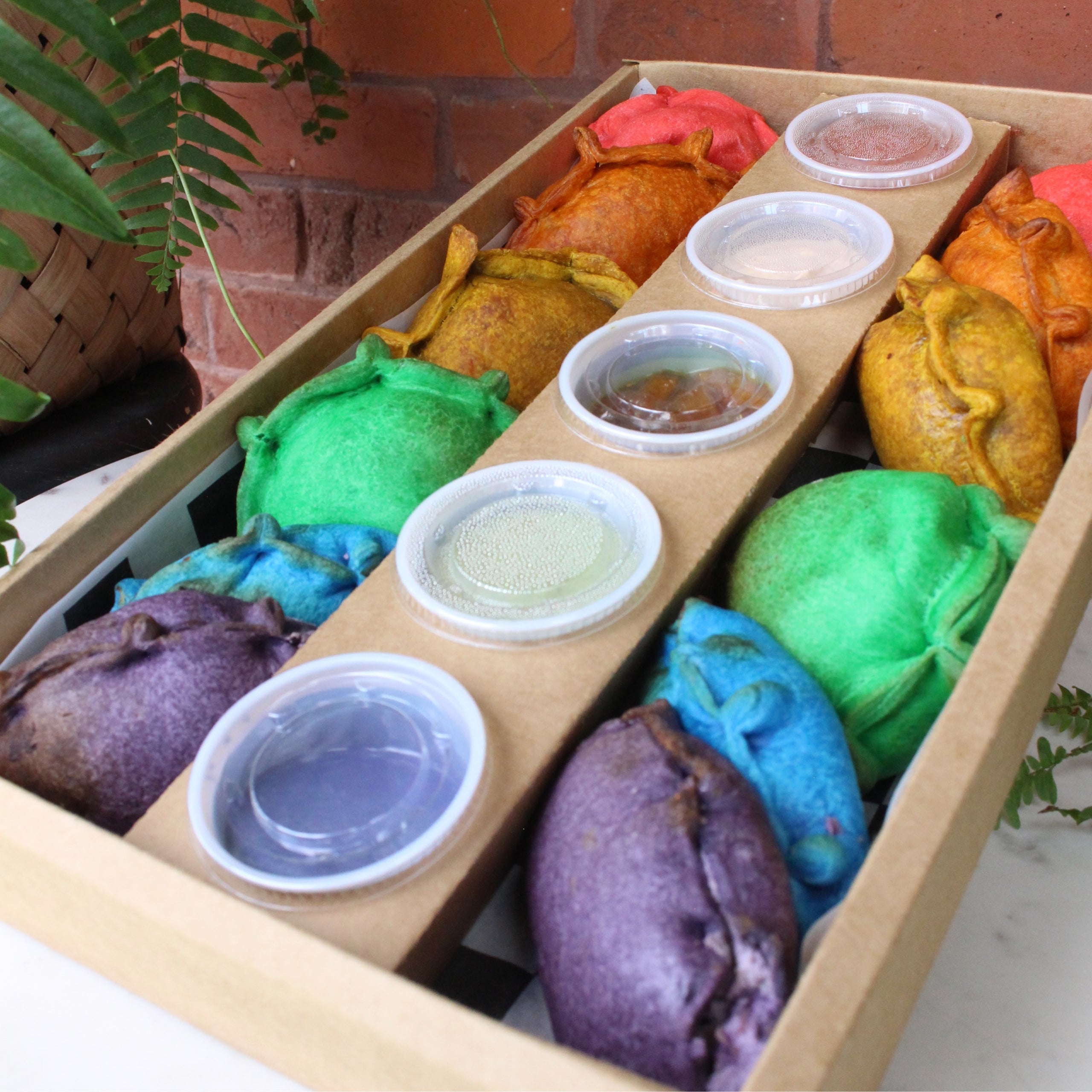 Pride Vegetarian Empanada Box Nomada Bakery